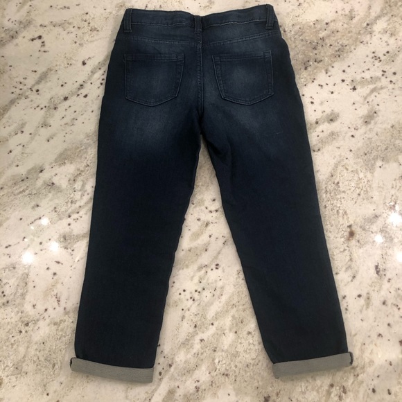 Cat&Jack dark rinse skinny crop stretch jeans s 10 - Picture 5 of 5